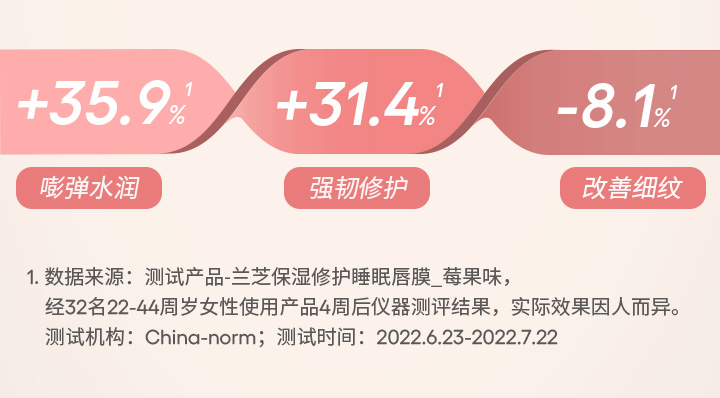 保湿修护唇膜